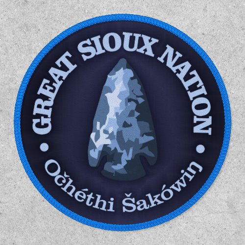 Great Sioux Nation arrowhead Patch
