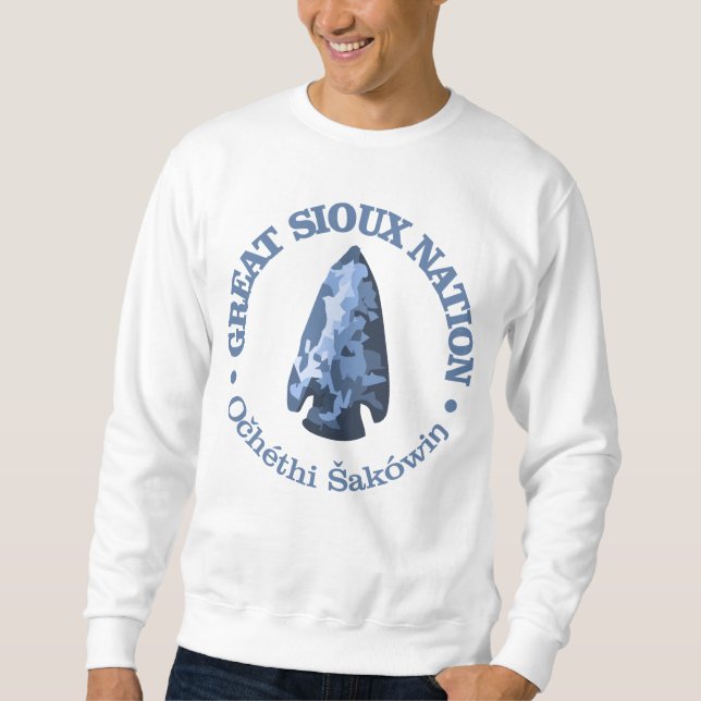 Great Sioux Nation (arrowhead) Sweatshirt (Front)