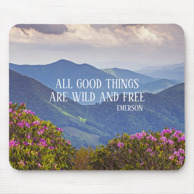 Great Smokey Mountain Spring Customized Mouse Pad (Front)