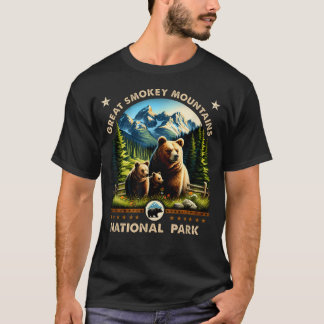 Great Smokey Mountains National Park Black Bear T-Shirt