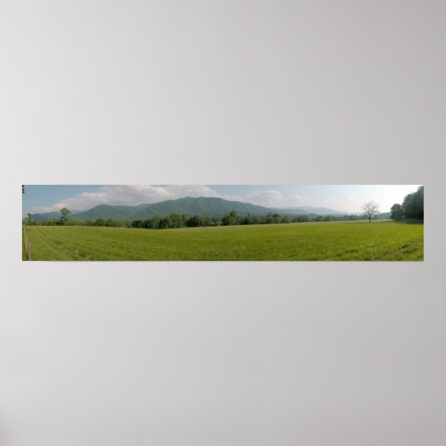 Great Smokey Mountains National Park Panormaic 3 Poster (Front)