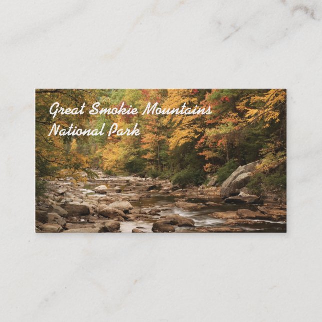 Great Smokie Mountains National Park Business Card (Front)