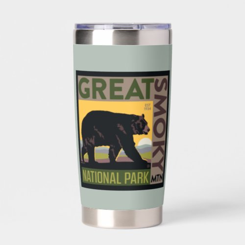 Great Smoky Mountain National Park Bear Insulated Tumbler