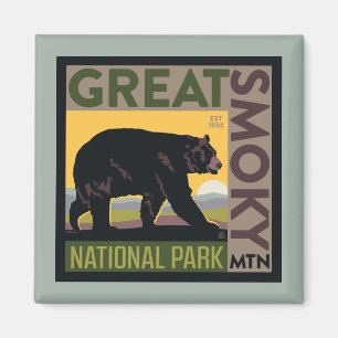 Great Smoky Mountain National Park  Bear Magnet