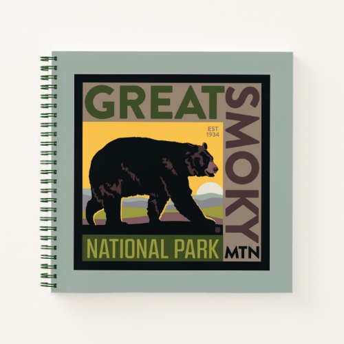 Great Smoky Mountain National Park Bear Notebook