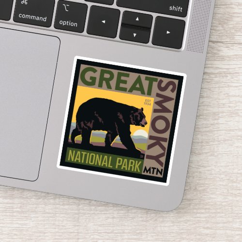 Great Smoky Mountain National Park Bear Sticker