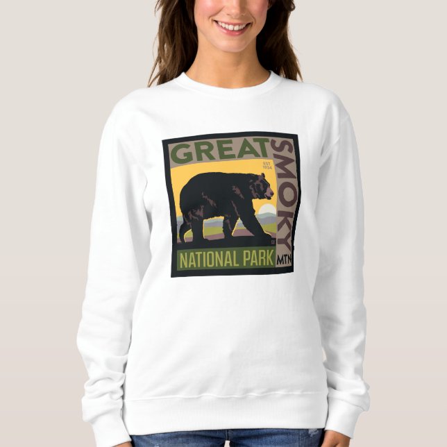 Great Smoky Mountain National Park| Bear Sweatshirt (Front)