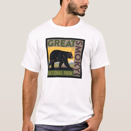 Great Smoky Mountain National Park Bear T_Shirt