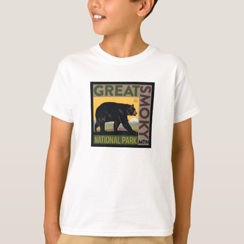 Great Smoky Mountain National Park Bear T_Shirt
