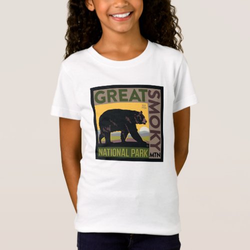 Great Smoky Mountain National Park Bear T_Shirt