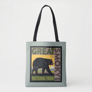 Great Smoky Mountain National Park Bear Tote Bag