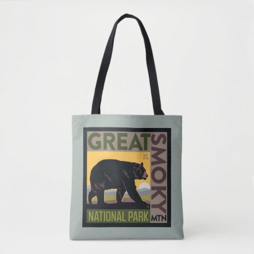 Great Smoky Mountain National Park Bear Tote Bag