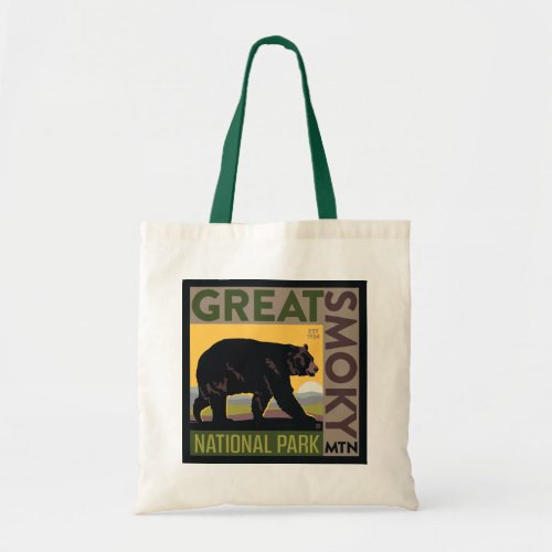 Great Smoky Mountain National Park Bear Tote Bag