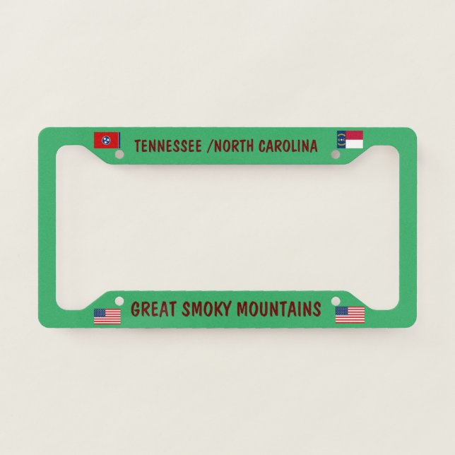 Great Smoky Mountain National Park License Frame (Front)