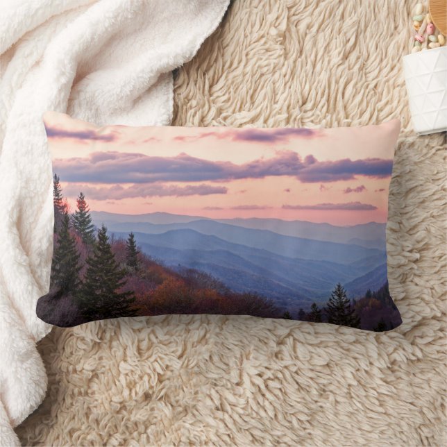 Great Smoky Mountain National Park Lumbar Pillow (Blanket)