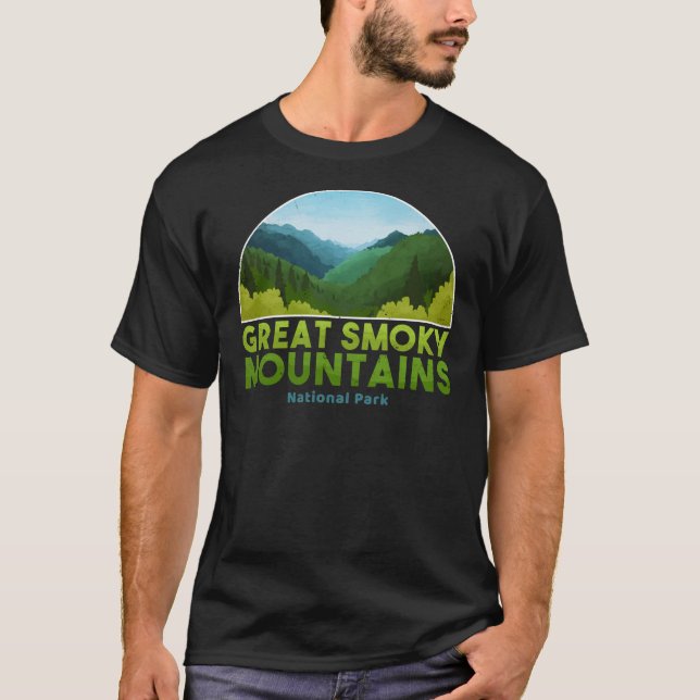 Great Smoky Mountain National Park T Shirt Hike  (Front)