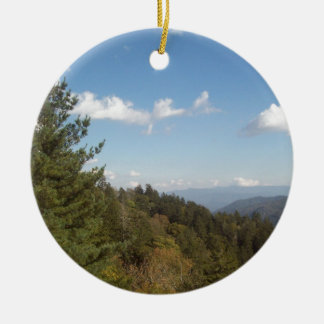 Great Smoky Mountain Vista 3 Ceramic Ornament