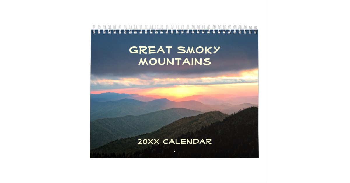 Great Smoky Mountains Calendar 20252026 Poppy Sondra