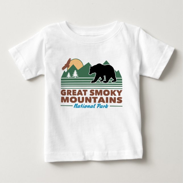 Great Smoky Mountains Baby T-Shirt (Front)