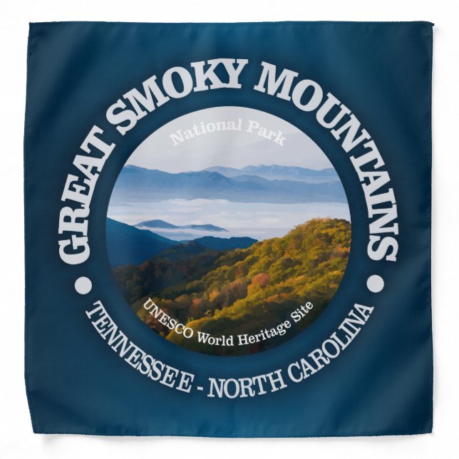 Great Smoky Mountains Bandana (Front)