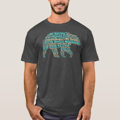 Great Smoky Mountains Bear  T_Shirt