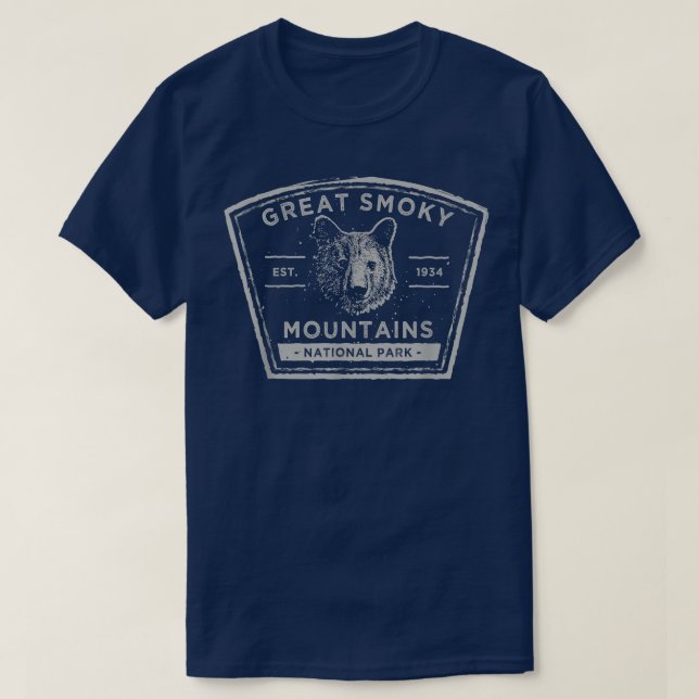 Great Smoky Mountains Black Bear 971  T-Shirt (Design Front)