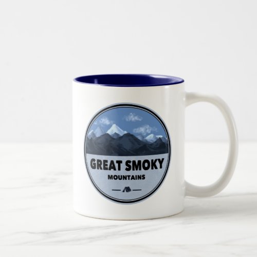 Great Smoky Mountains Camping Two_Tone Coffee Mug