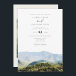 Great Smoky Mountains Destination Travel Wedding Invitation<br><div class="desc">The Smoky Mountain Collection features watercolor paintings of Smoky Mountains National Park. This collection is perfect for your destination or travel themed event.</div>