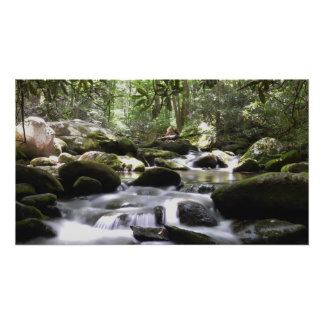 Great Smoky Mountains Flowing Mountain Stream Photo Print