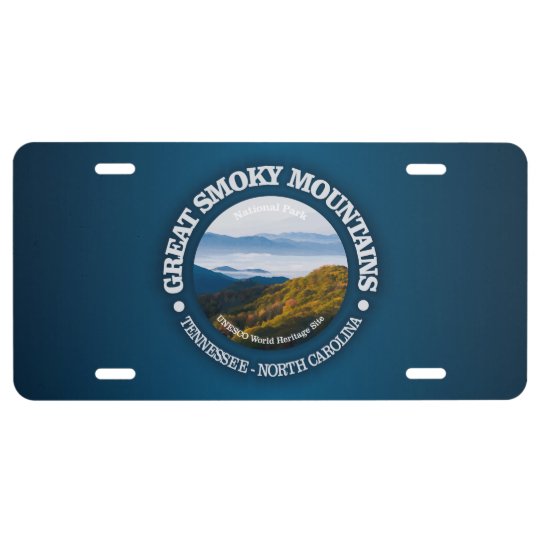 Great Smoky Mountains License Plate