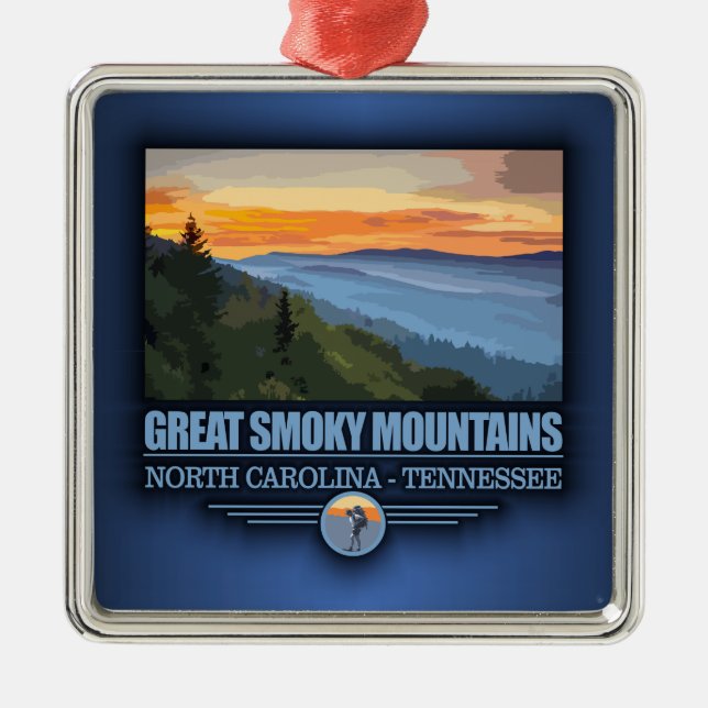 Great Smoky Mountains Metal Ornament (Front)
