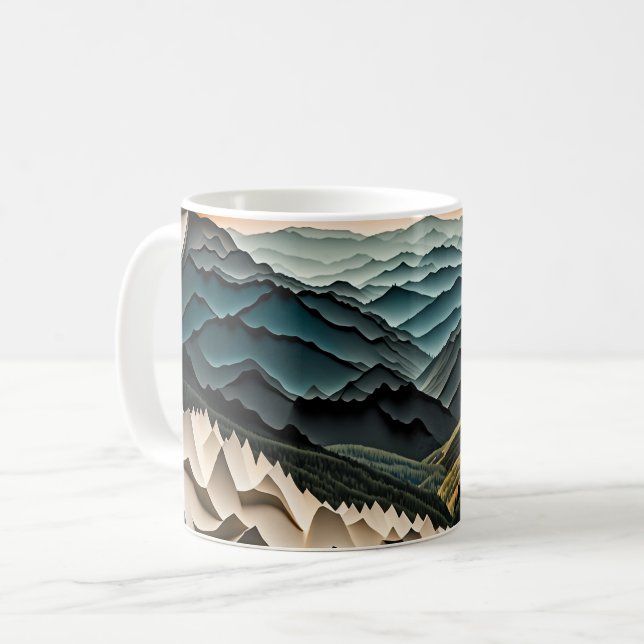 Great smoky mountains mug design (Front Left)