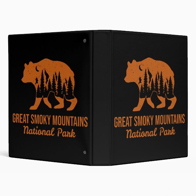 GREAT SMOKY MOUNTAINS NATIONAL PARK  3 RING BINDER (Background)