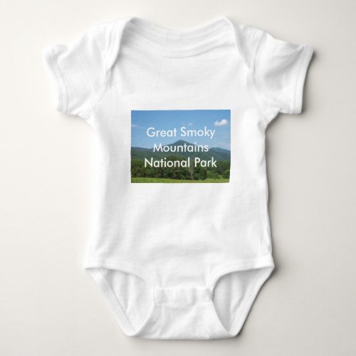 Great Smoky Mountains National Park Baby Bodysuit