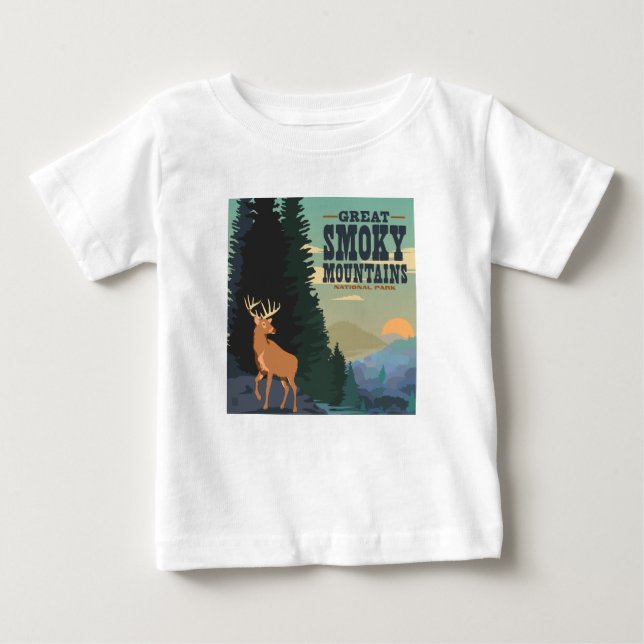 Great Smoky Mountains National Park Baby T-Shirt (Front)