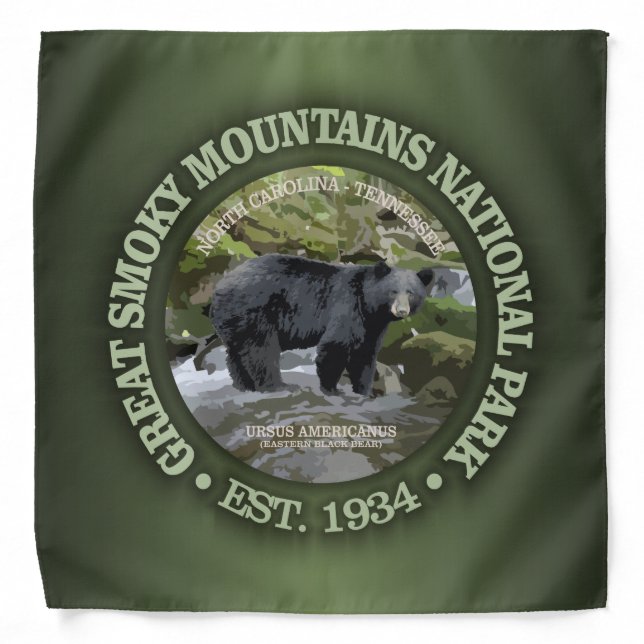 Great Smoky Mountains National Park Bandana (Front)