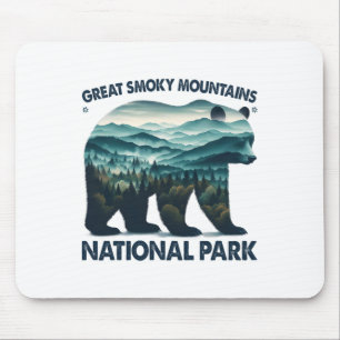 Great Smoky Mountains National Park Bear Hiking Ca Mouse Pad
