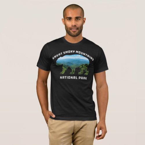 Great Smoky Mountains National Park bear souvenir T_Shirt