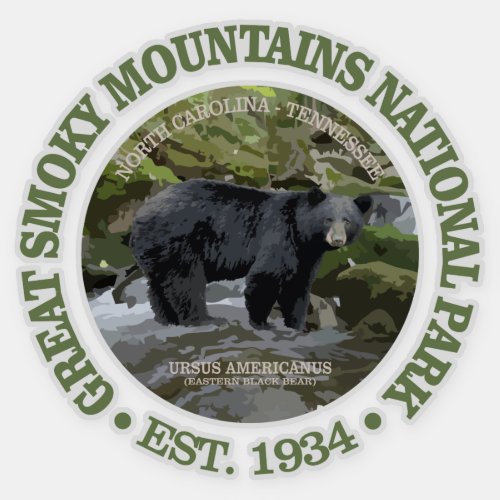 Great Smoky Mountains National Park bear Sticker