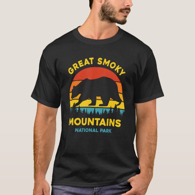 Great Smoky Mountains National Park Bear T-Shirt (Front)