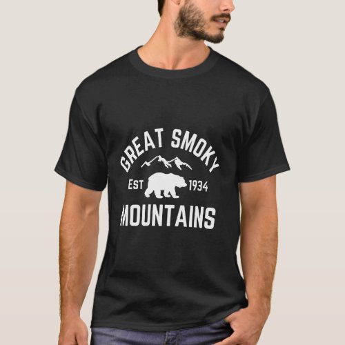 Great Smoky Mountains National Park Bear Tennessee T_Shirt