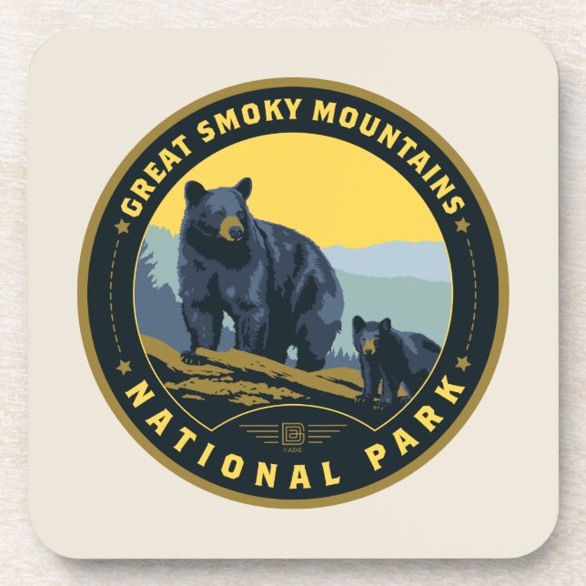 Great Smoky Mountains National Park Beverage Coaster (Front)
