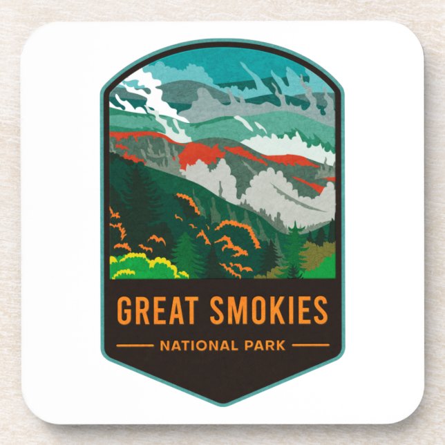 Great Smoky Mountains National Park Beverage Coaster (Front)