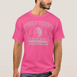 Great Smoky Mountains National Park Black Bear Log T-Shirt