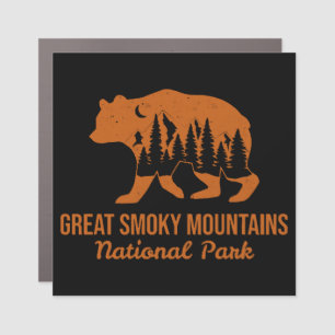 GREAT SMOKY MOUNTAINS NATIONAL PARK CAR MAGNET