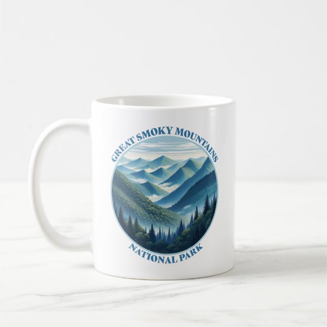 Great Smoky Mountains National Park Coffee Mug (Left)