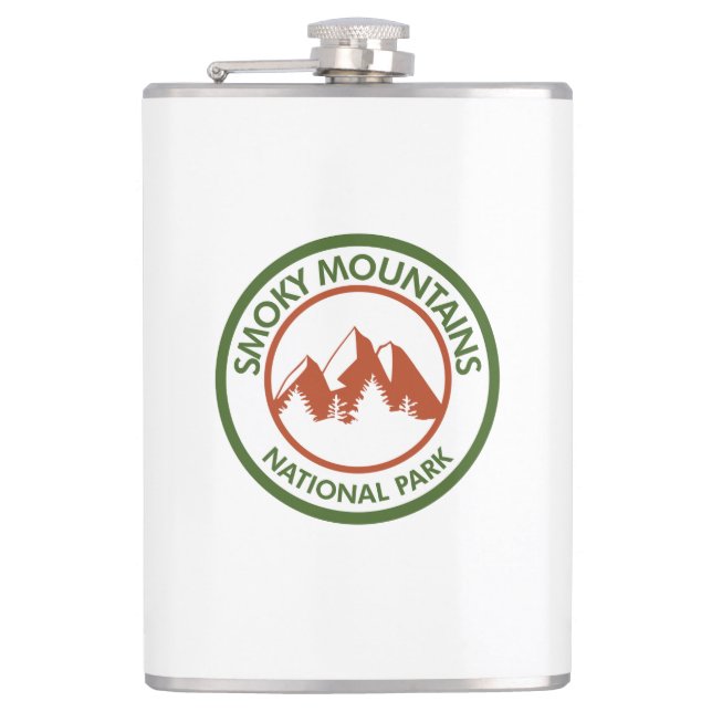 Great Smoky Mountains National Park Flask (Front)