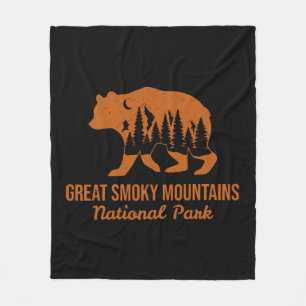 GREAT SMOKY MOUNTAINS NATIONAL PARK FLEECE BLANKET