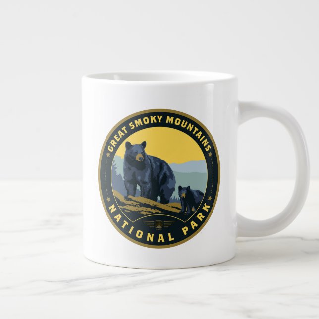 Great Smoky Mountains National Park Giant Coffee Mug (Right)