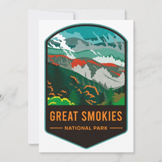 Great Smoky Mountains National Park Holiday Card (Front)